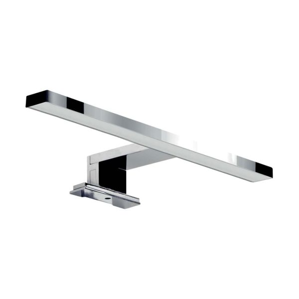 Badeværelsesbelysning - Spejlarmatur - Krom farve - Glas - LED - 30 cm - 5W - 330 lm - IP44 - 4000K (03748)