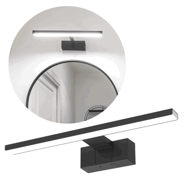 LED spejlarmatur - 50 cm - 10W - Sort