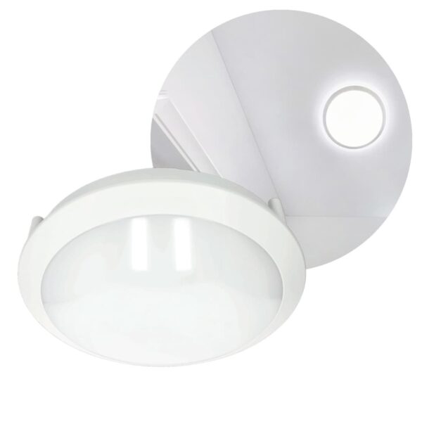 LED Plafond Lampe Med Sensor -  Ø300mm - 4000K - 18W - 1800lm