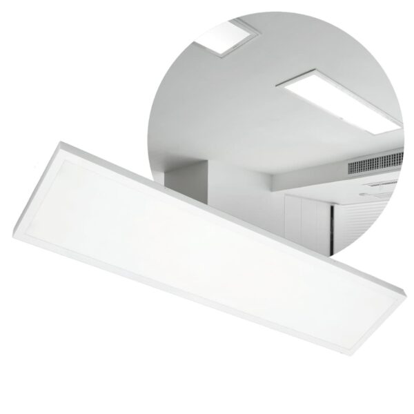 LED Panel 30x120 - Indbygget Ramme - 4000K - 4320lm - 36W - EZON - Hvid