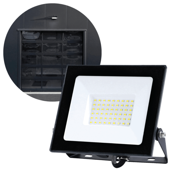 LED Projektør - 50W - 4270lm - 6500K - IP65