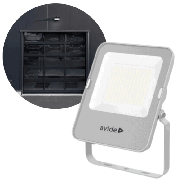 LED projektør - 30W - 4800lm - 4000K - IP65