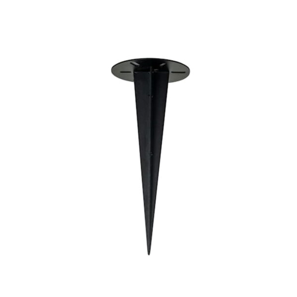 Jordspyd til Bedlamper - Metal - Matsort - 30 cm - (6248300045)