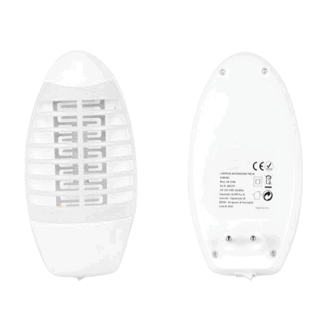 Elektrisk fluefanger til stikkontakt - UV Myggelys - 230V - 1,5W