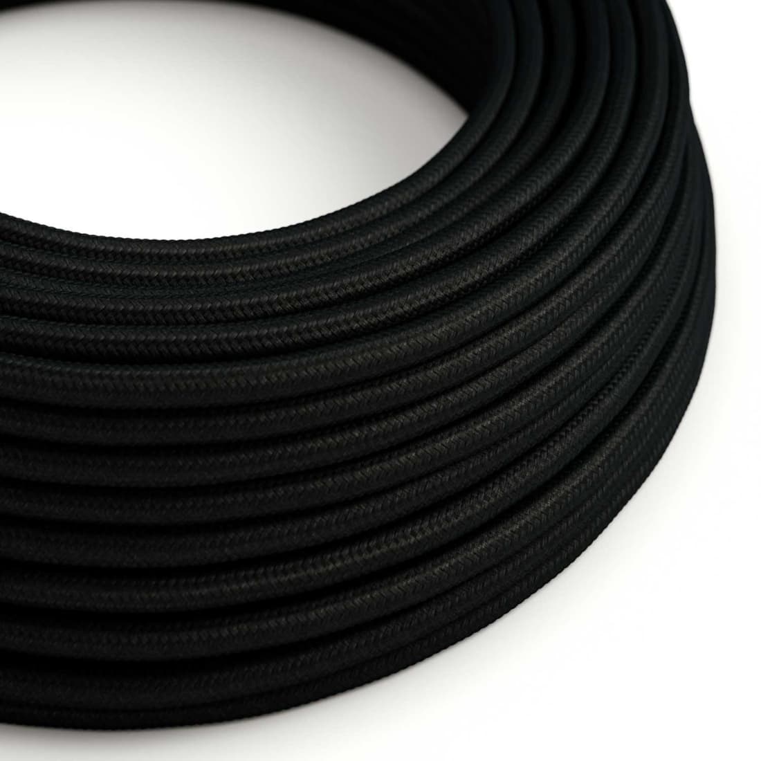 Sort Stofledning - Creative Cables - 5 Meter - 3x0.75mm2