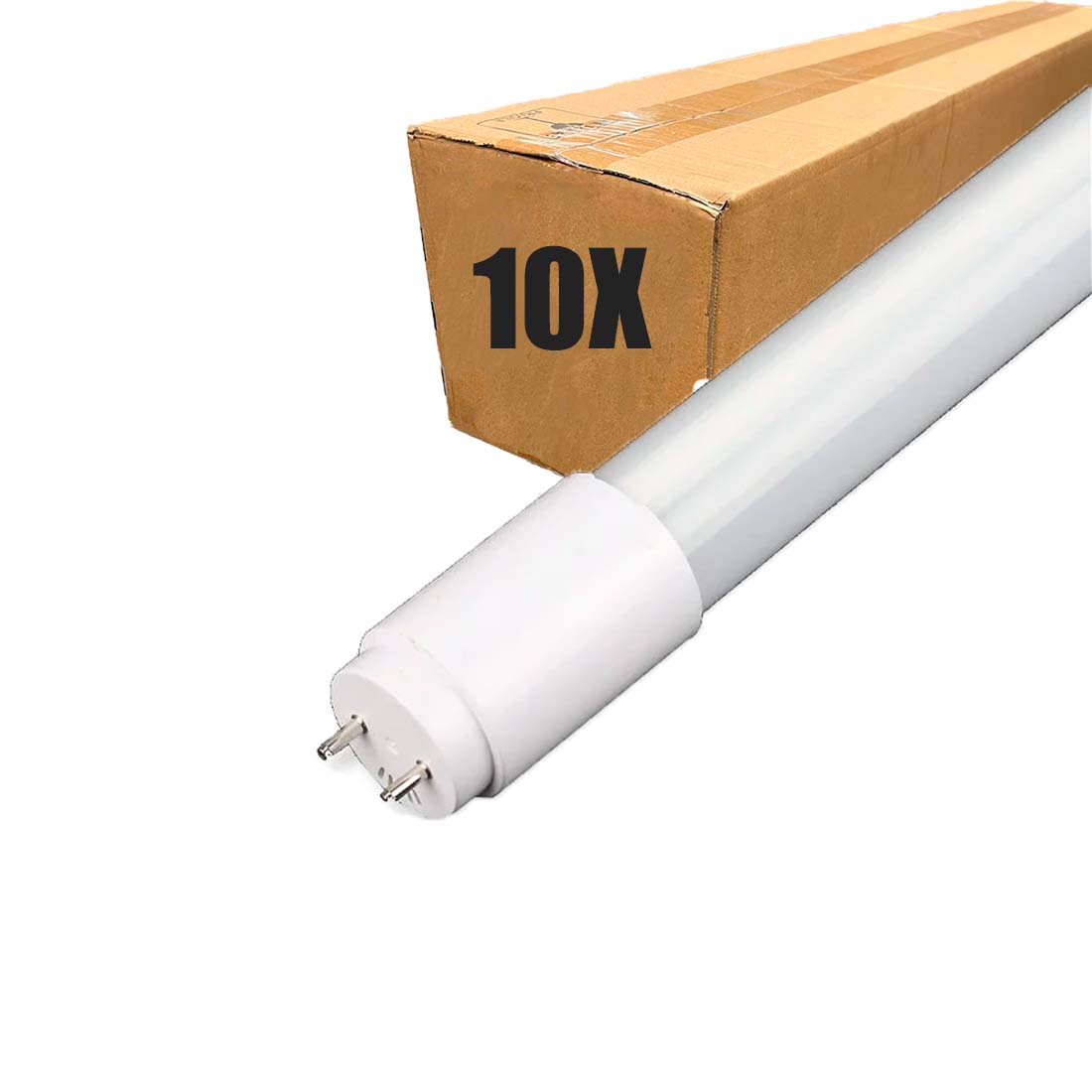 LED Lysstofrør - 10-Pak - 150cm - T8 - 4000K - 3520lm - 22W - Premium
