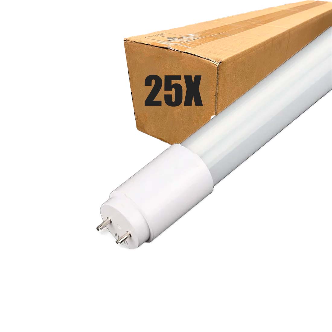 LED Lysstofrør - 25-Pak - 150cm - T8 - 4000K - 3520lm - 22W - Premium
