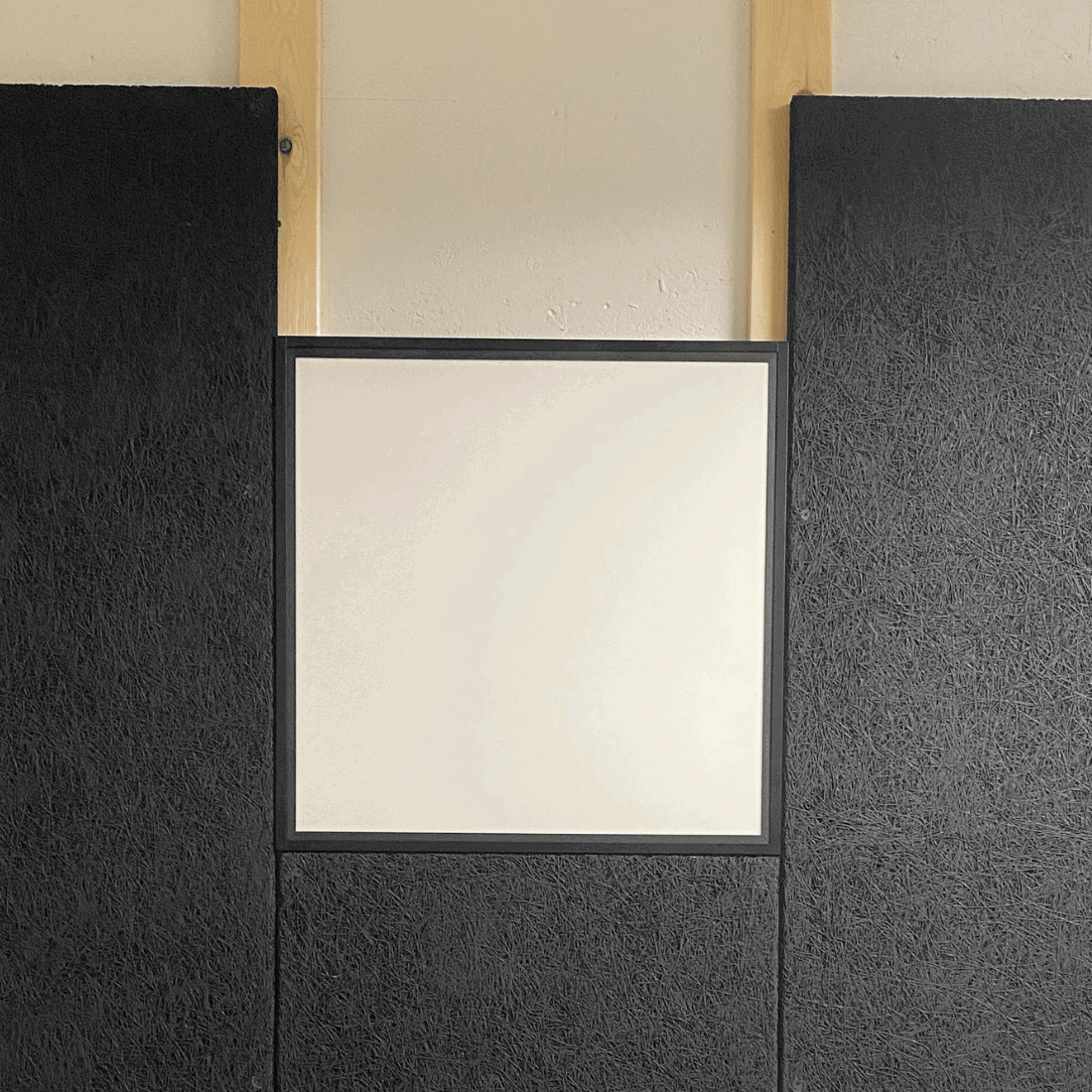 Troldtektramme til LED Panel 60x60 - 25mm - Perfect Fit - Sort