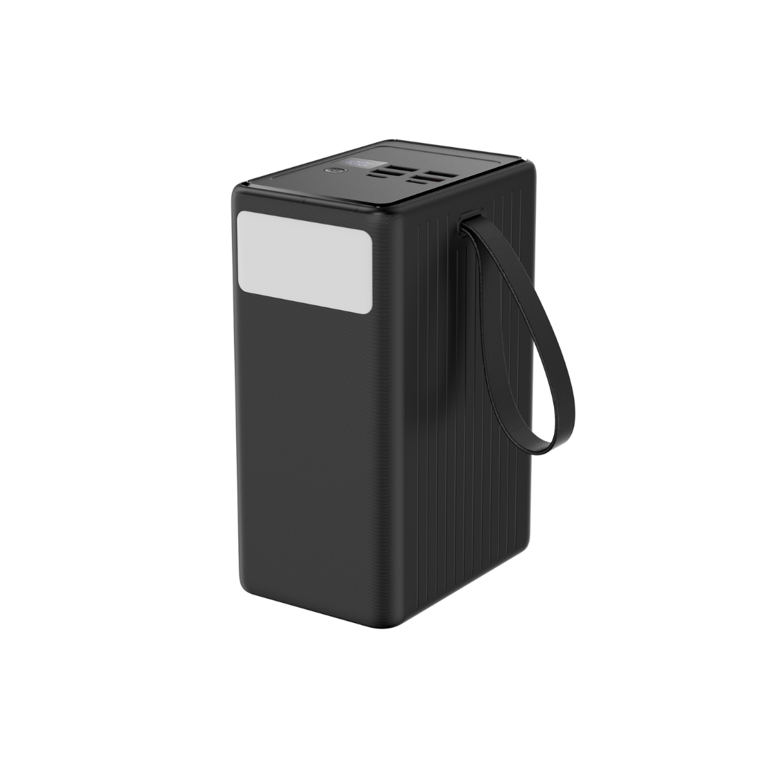 Powerbank 80000 mAh - 3-i-1 - 20W - Sort