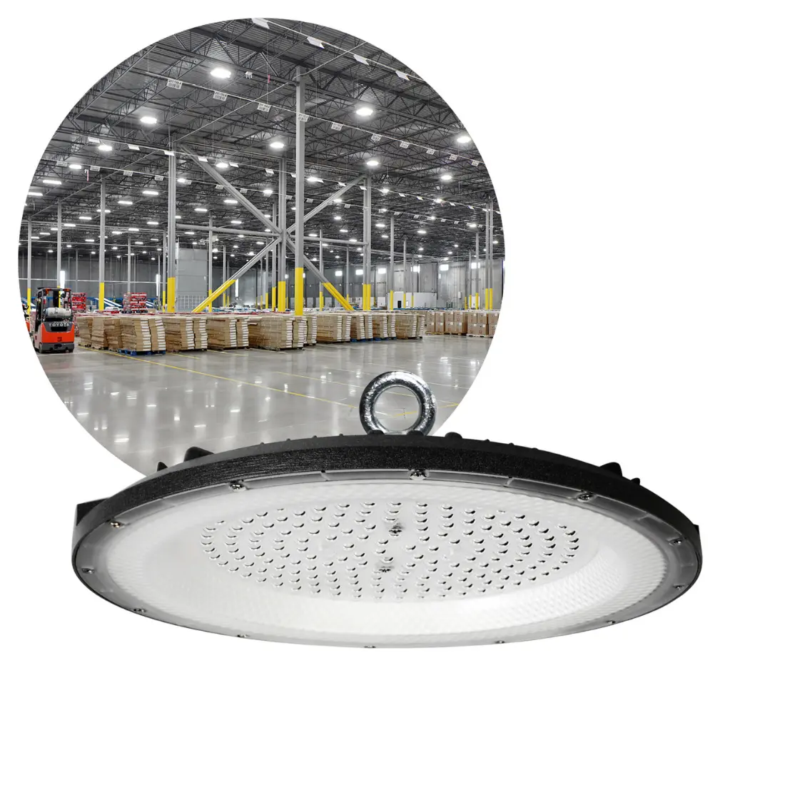 Industrilampe - LED High Bay - 4000K - 12000lm - 100W - Graza