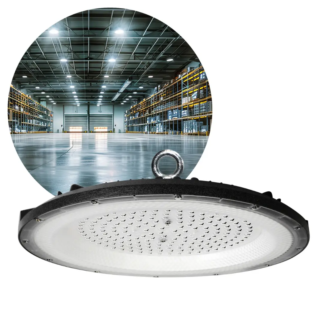 Industrilampe - LED High Bay - 4000K - 24000lm - 200W - Graza