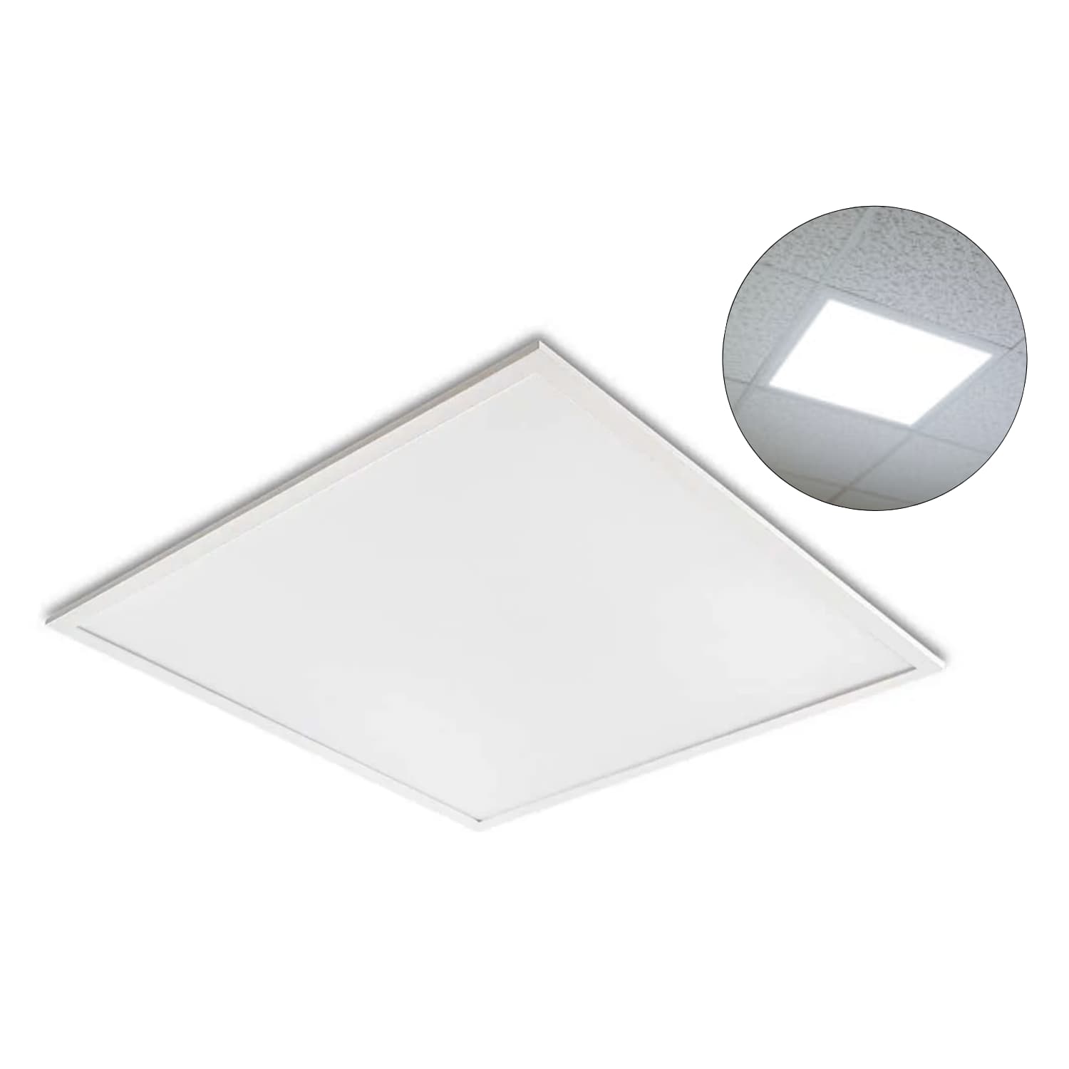 LED Panel 60x60 - 4000K - 4000lm - 40W - NIRA - Hvid