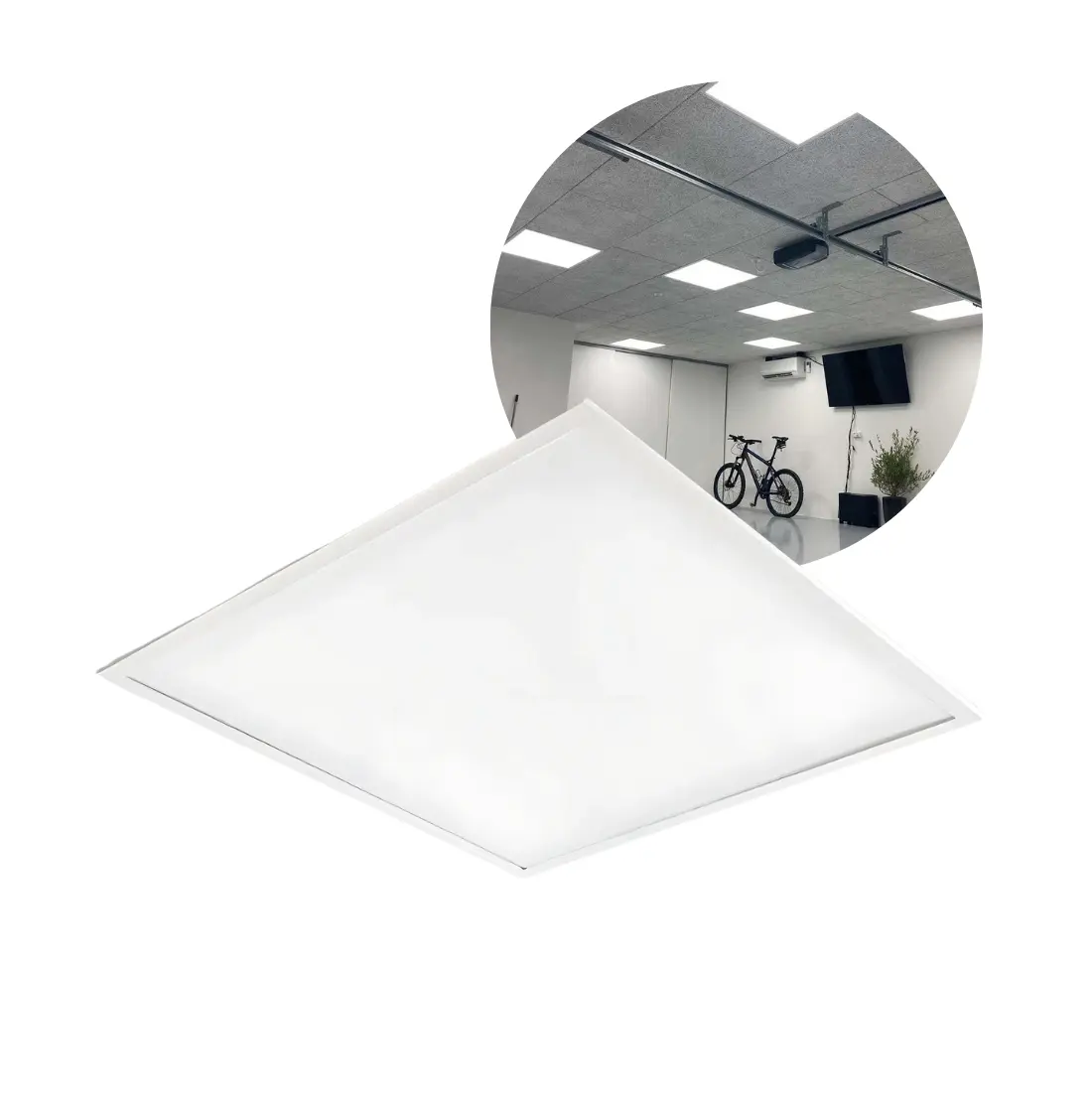 LED Panel 60x60 - 3000K - 4000lm - 40W - NIRA - Hvid