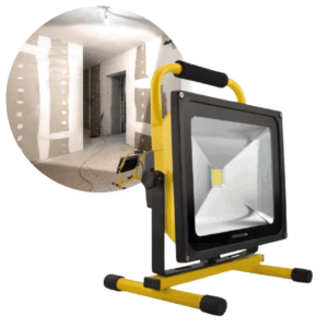 LED Projektør - Genopladelig - 30W - 1650lm - 4000K