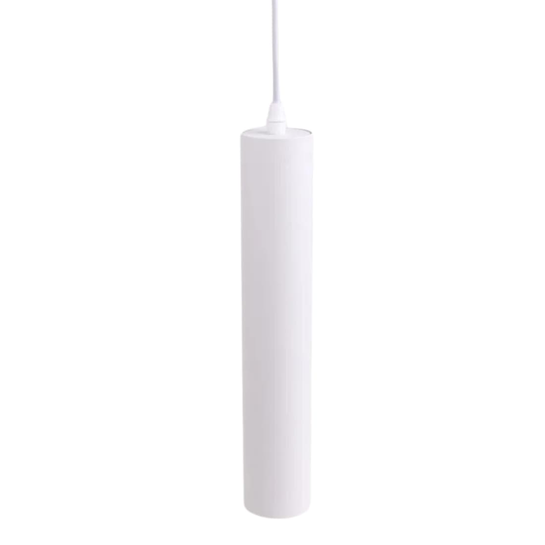 Tube Pendel - Loftslampe - Hvid - GU10 - 110cm Ledning
