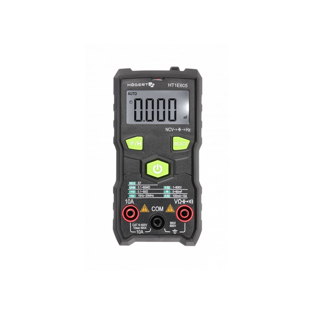 Digital Multimeter, Full-Smart (HT1E605)