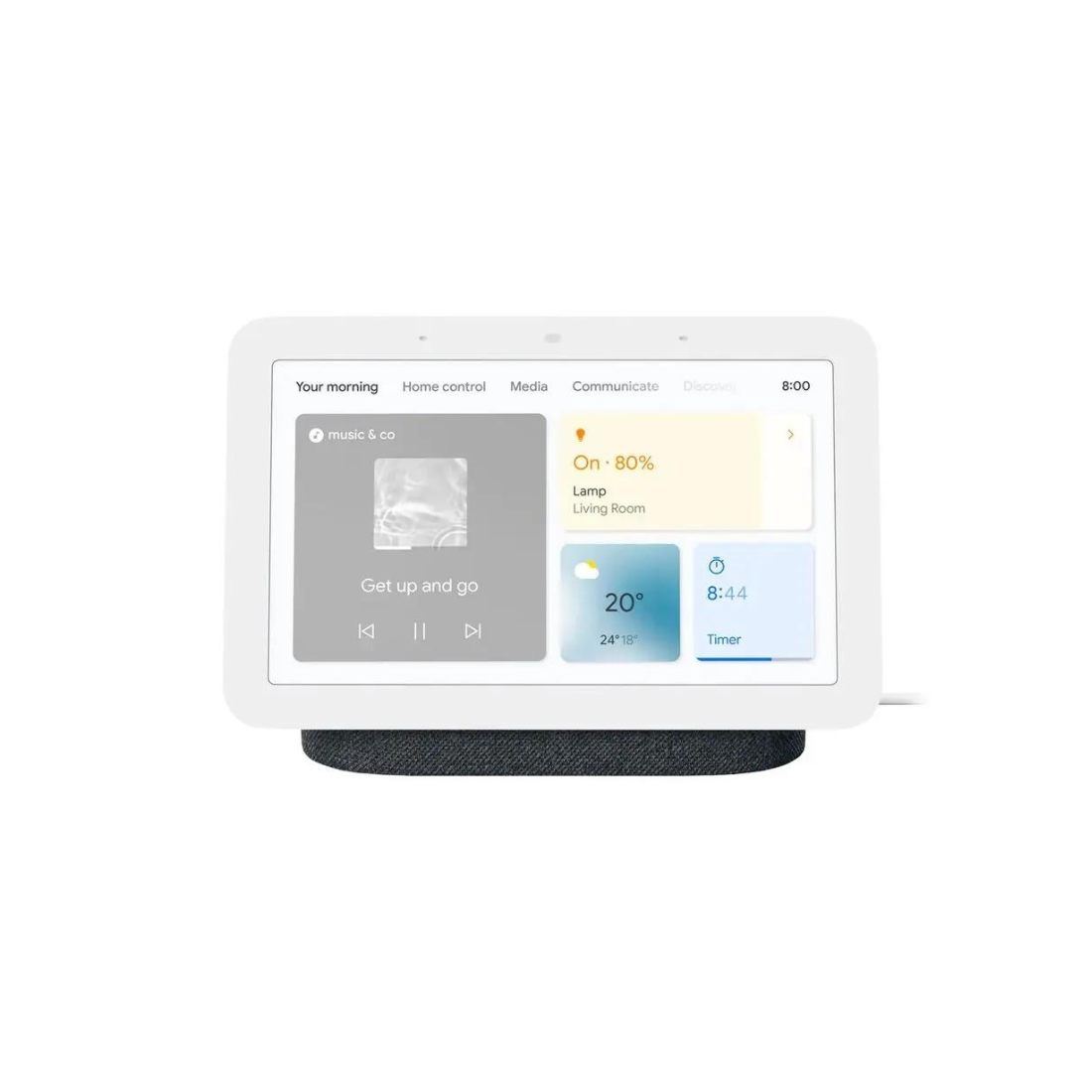 Google Nest Hub 2. Generation - Charcoal - Smart Højttaler