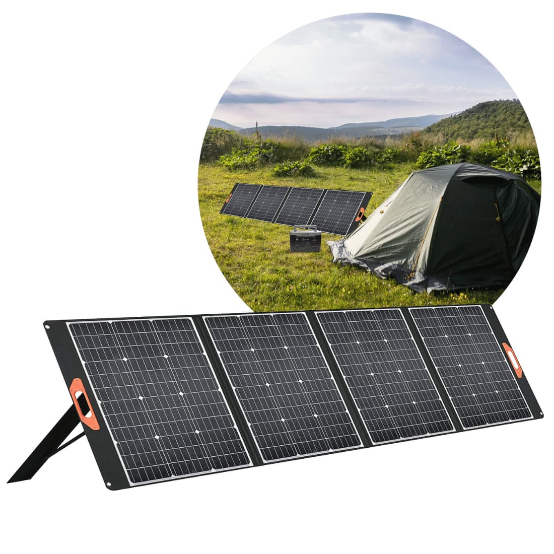 Solcellepanel - Transportabel - Sunflash 300w