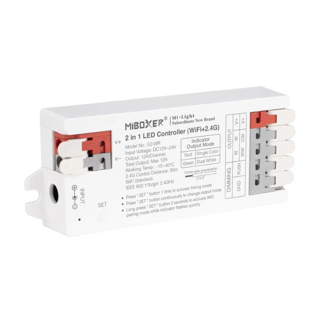 2i1 LED Strip Controller - WiFi+2.4G - 12/24V - E2âWR