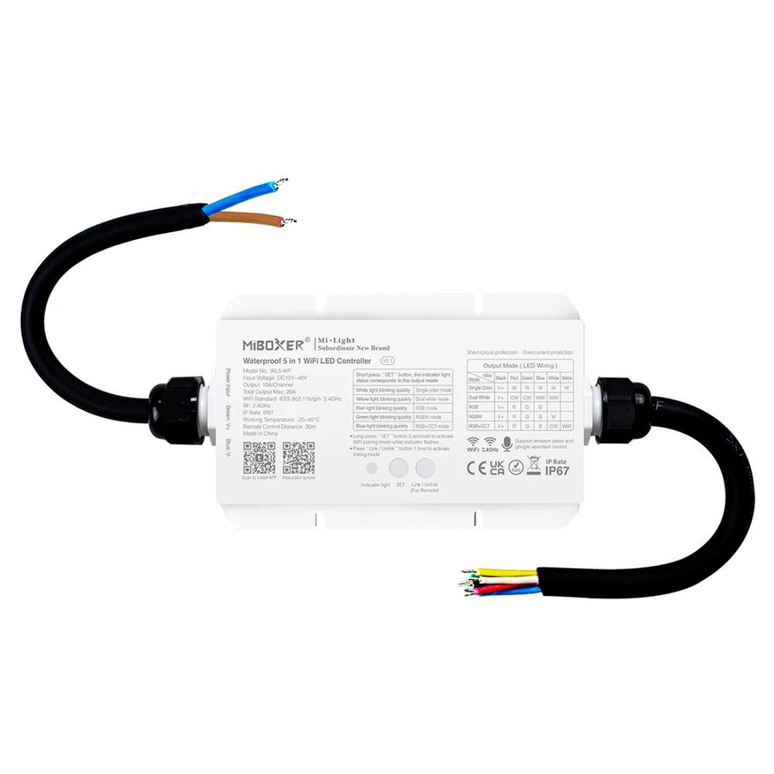 5i1 LED Controller - IP67 - WiFi & RF