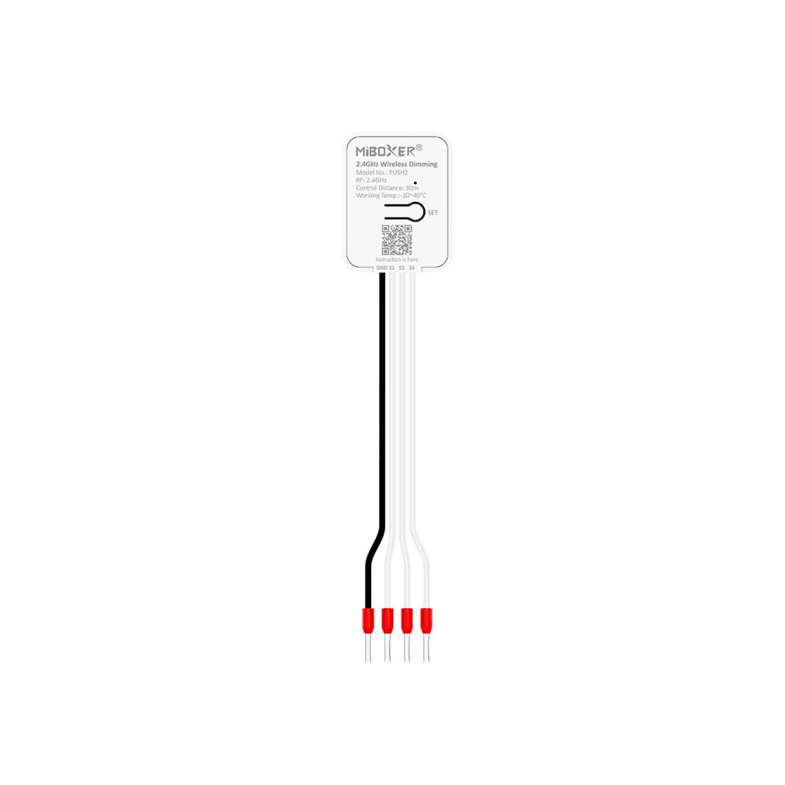 Lysdæmper m. Push Dæmp - 2.4GHz - RGB+CCT - PUSH2