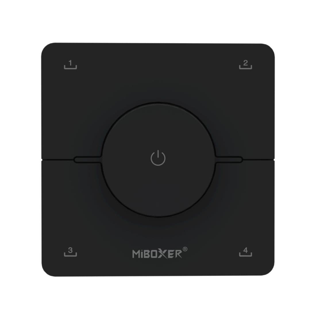 MiBoxer Fjernbetjening - Roterende - Dæmp - CCT - 4 Scener - Sort