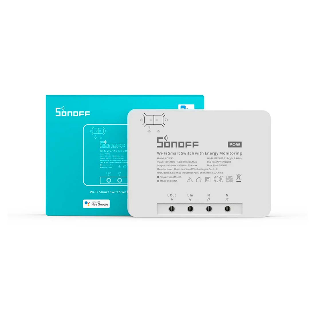 Sonoff Smart Switch - WiFi Energimåler - POWR3