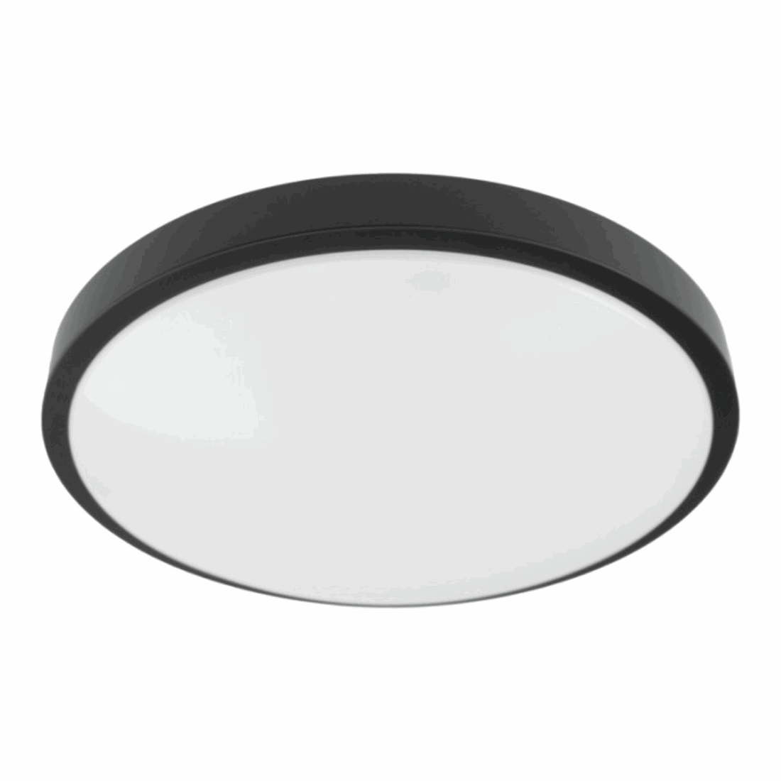 Plafond Lampe - Ø300mm - 2XE27 - Sort