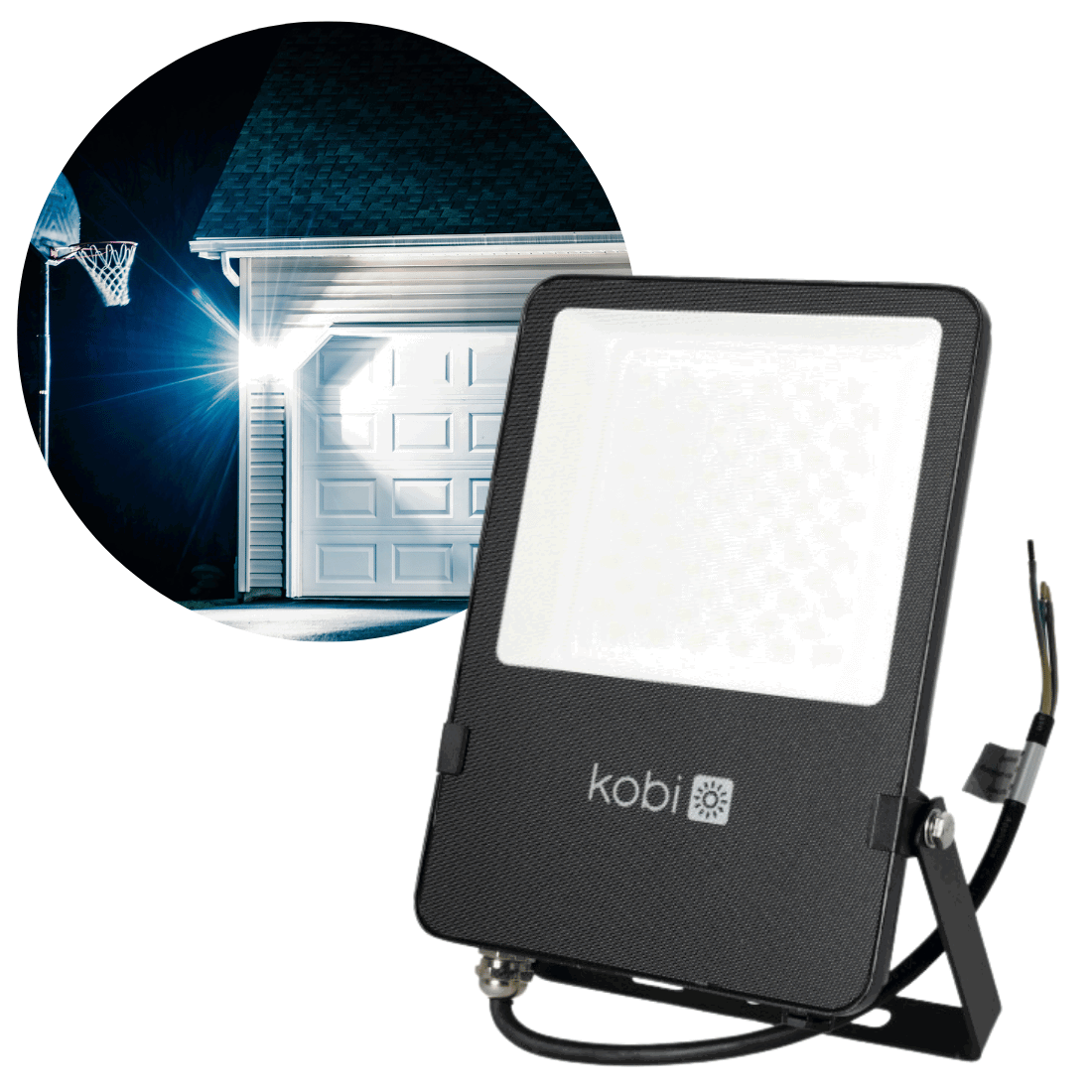 LED Projektør - 4000K - 6500lm - 50W - IP65 - SEUL - Sort