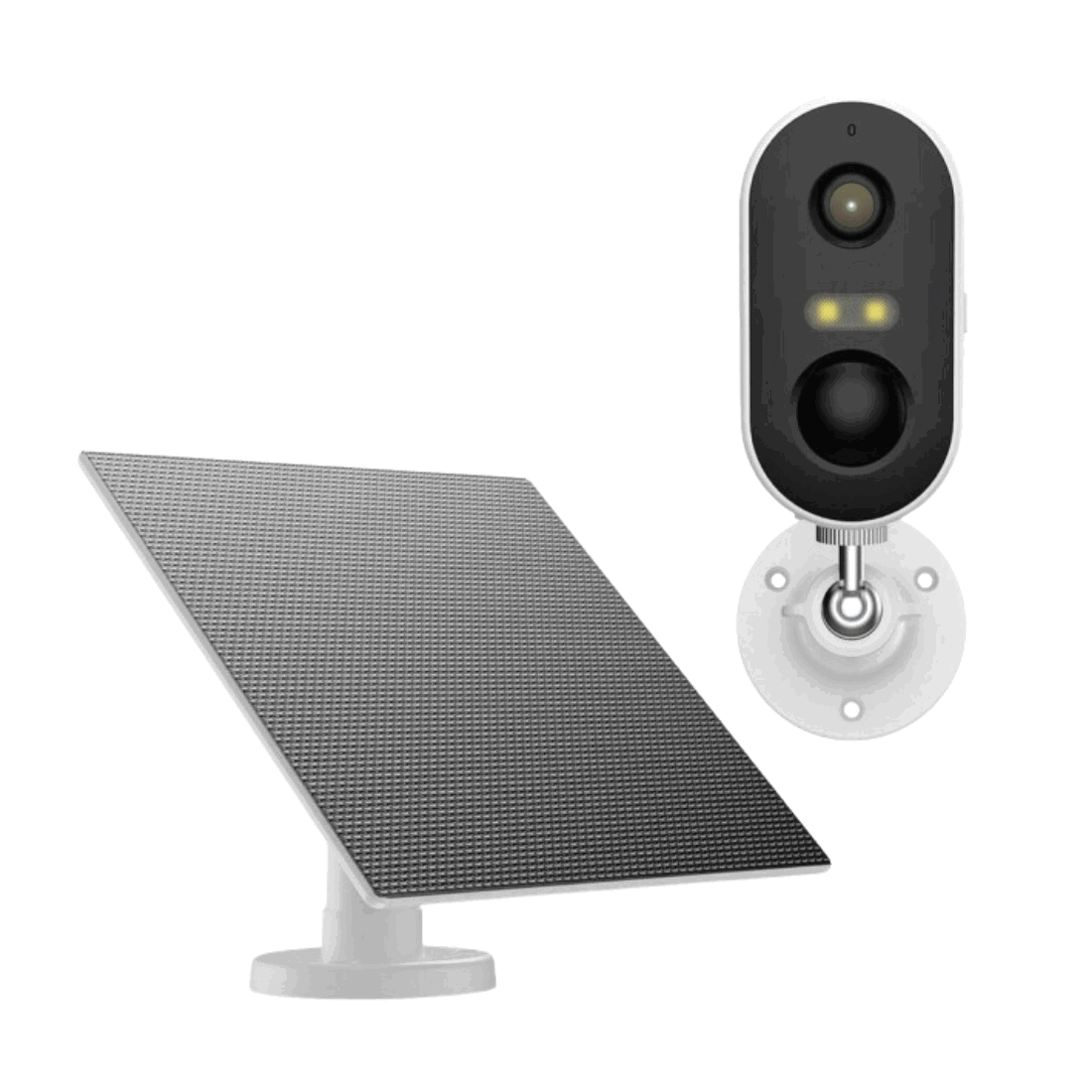 Overvågningskamera og solcellepanel - Udendørs - WIFI