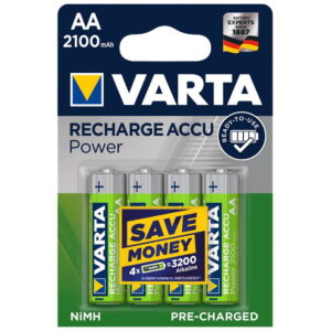 Genopladelige Batteri - AA - Varta - 4 stk. (43462)
