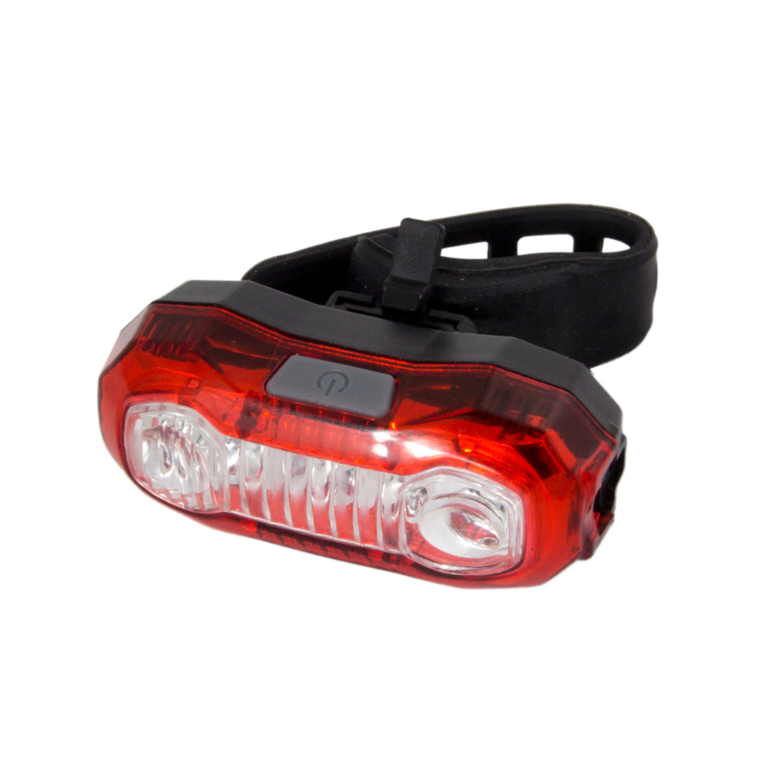 Opladelig cykellygte - 5 kraftige LED Dioder - 120lm