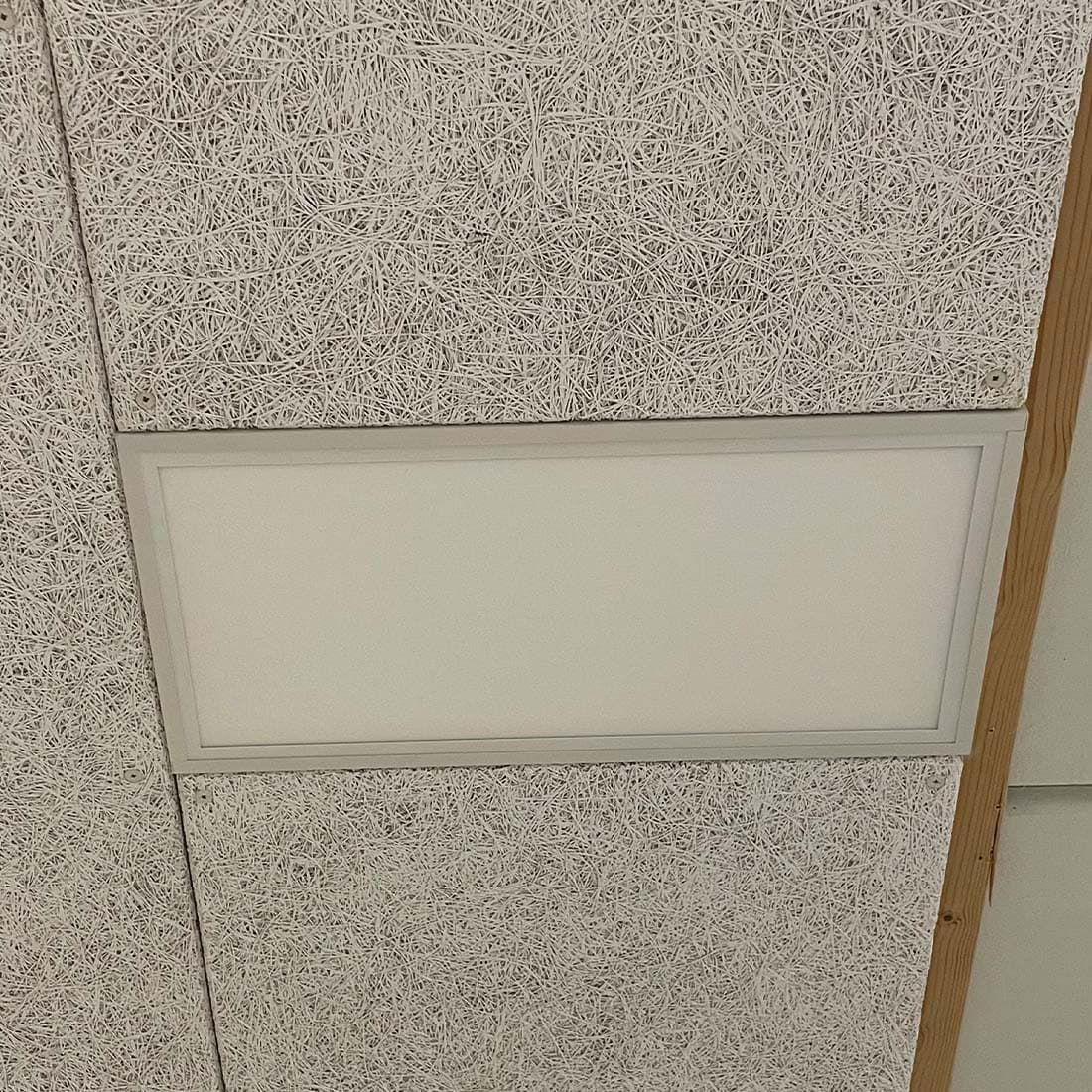 Troldtektramme til LED Panel 30x60 - 25mm - Perfect Fit - Hvid
