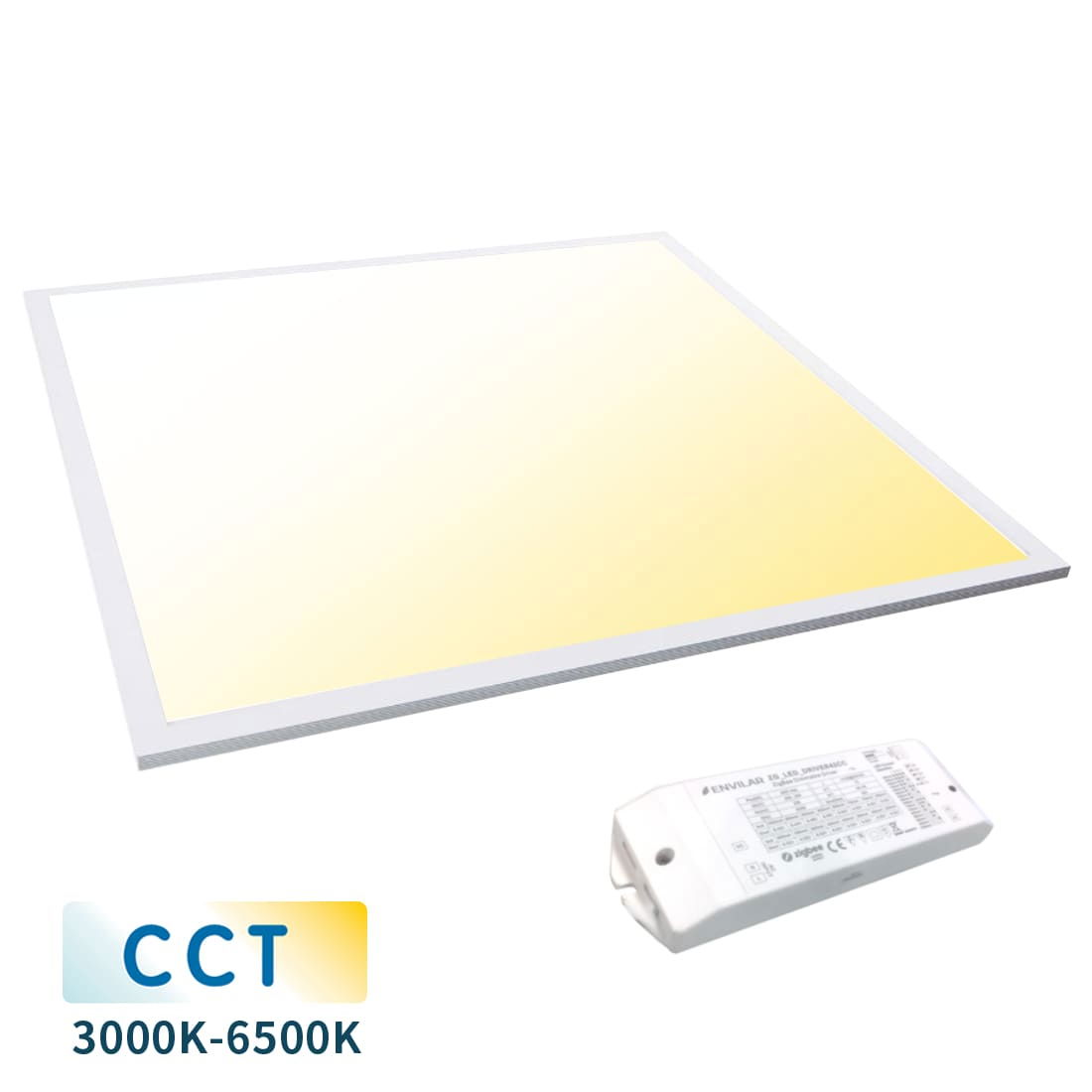 LED Panel 60x60 - CCT - 3200lm - 32W - SMART - Zigbee - Hvid