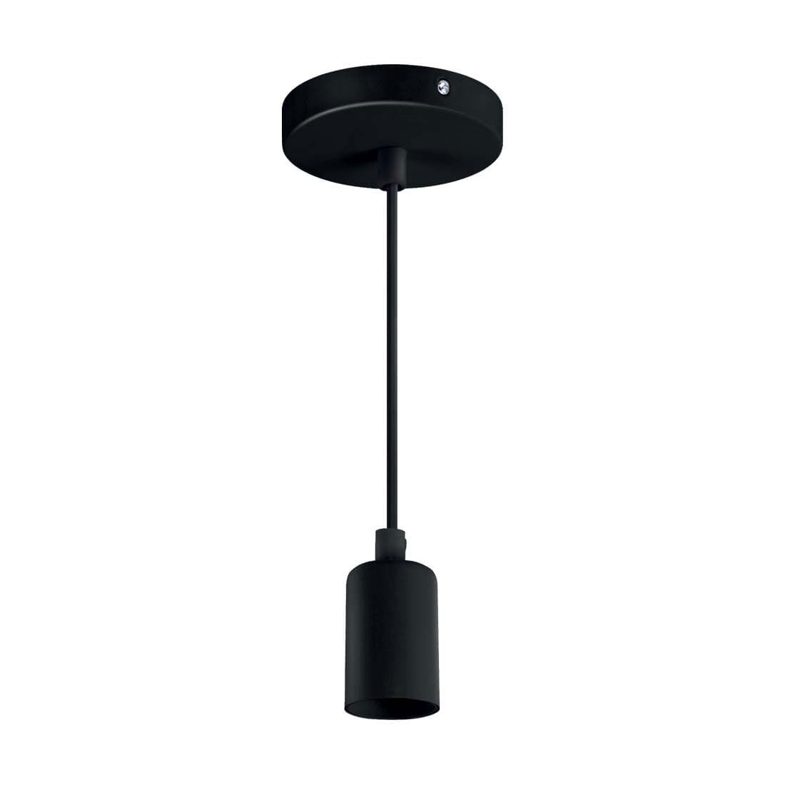 Loftlampe - Pendel Lampe - Sort - E27 - 230v