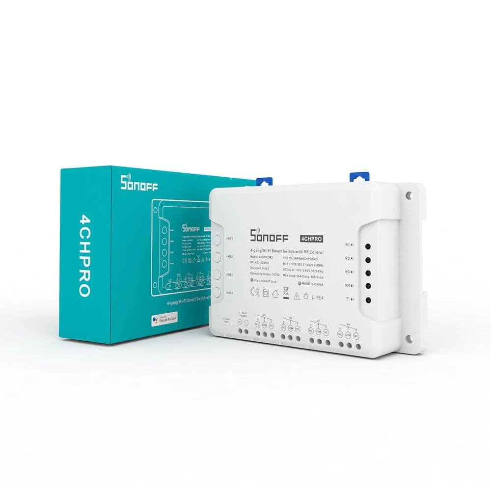 Sonoff 4CHPROR3 PRO -Â WiFi Smart Switch - 4 Kanaler - RF Control