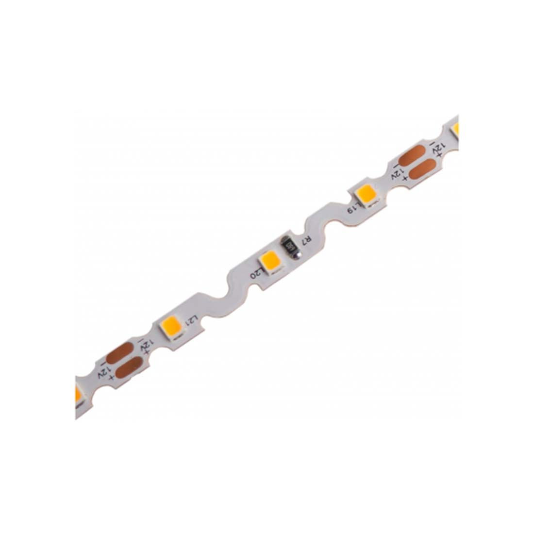12V LED Strip - Zig-Zag - Indendørs - Dæmpbar - 12W - 4000K - 5m
