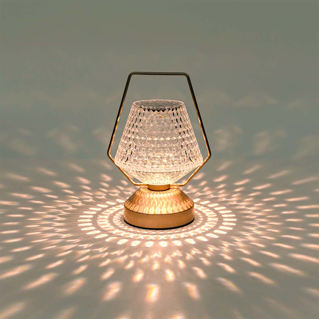 LED Bordlampe - Genopladelig Lampe - Touch funktion - 2700K-6500K
