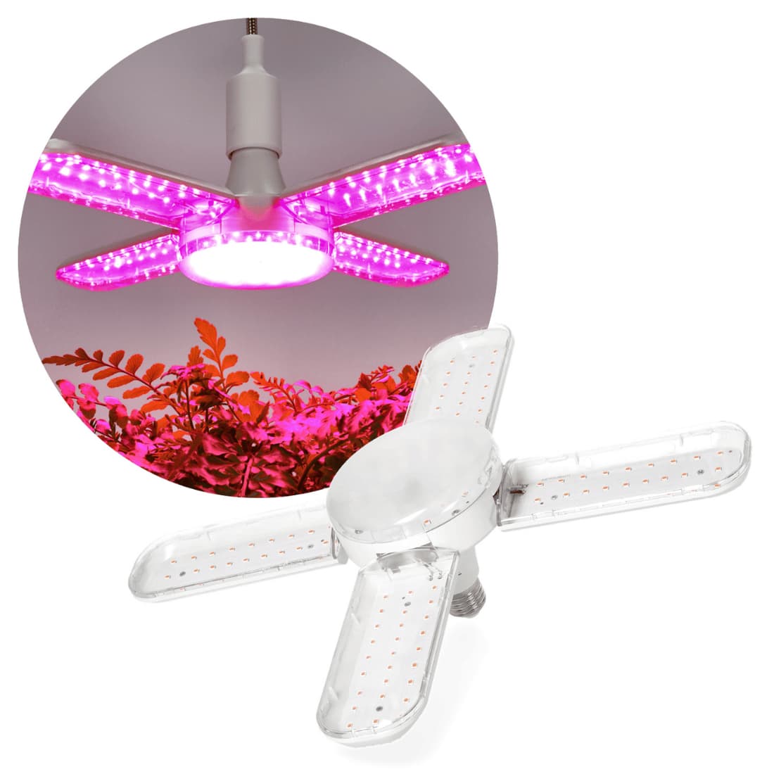 LED Grolys - E27 - 230V - 40W - 1400lm - 1200K