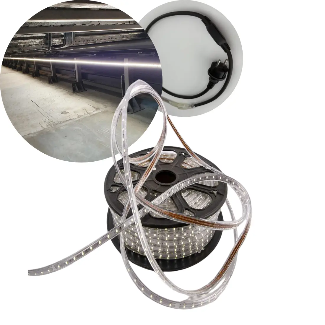 LED Strip 230V - 50m - IP67 - 4000K - 22.500lm - 5W/m - BUDGET