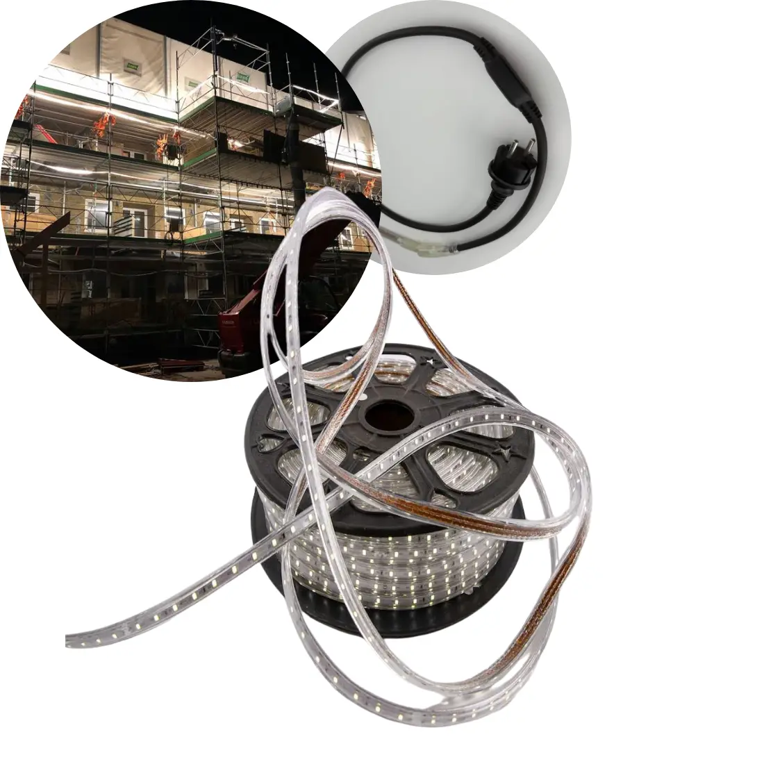LED Strip 230V - 50m - IP67 - 6000K - 22.500lm - 5W/m - BUDGET