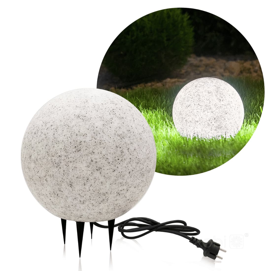 Udendørs Kuglelampe - Havelampe - Medium Ø280 - E27 - IP65