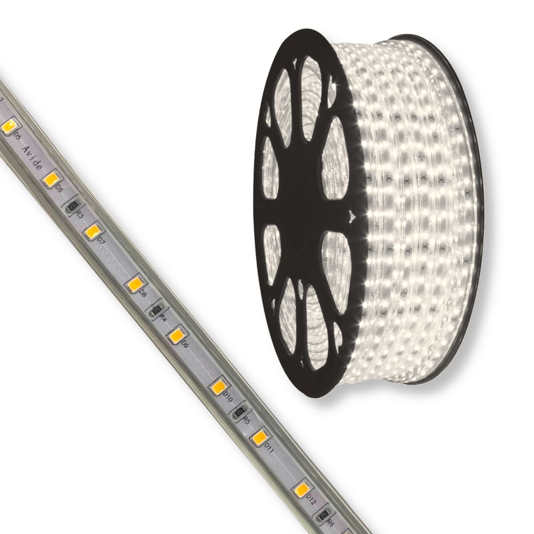 Avide 3528 LED Strip - 4000K - 230V - 4.8W - IP67