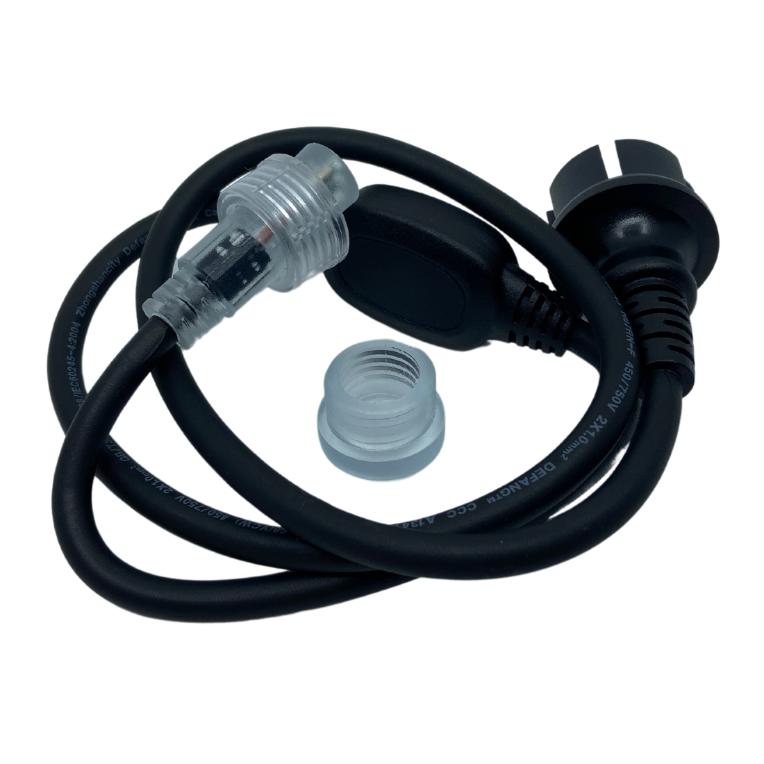 Tilslutningskabel - 1m - IP67 - SNAP - Sort