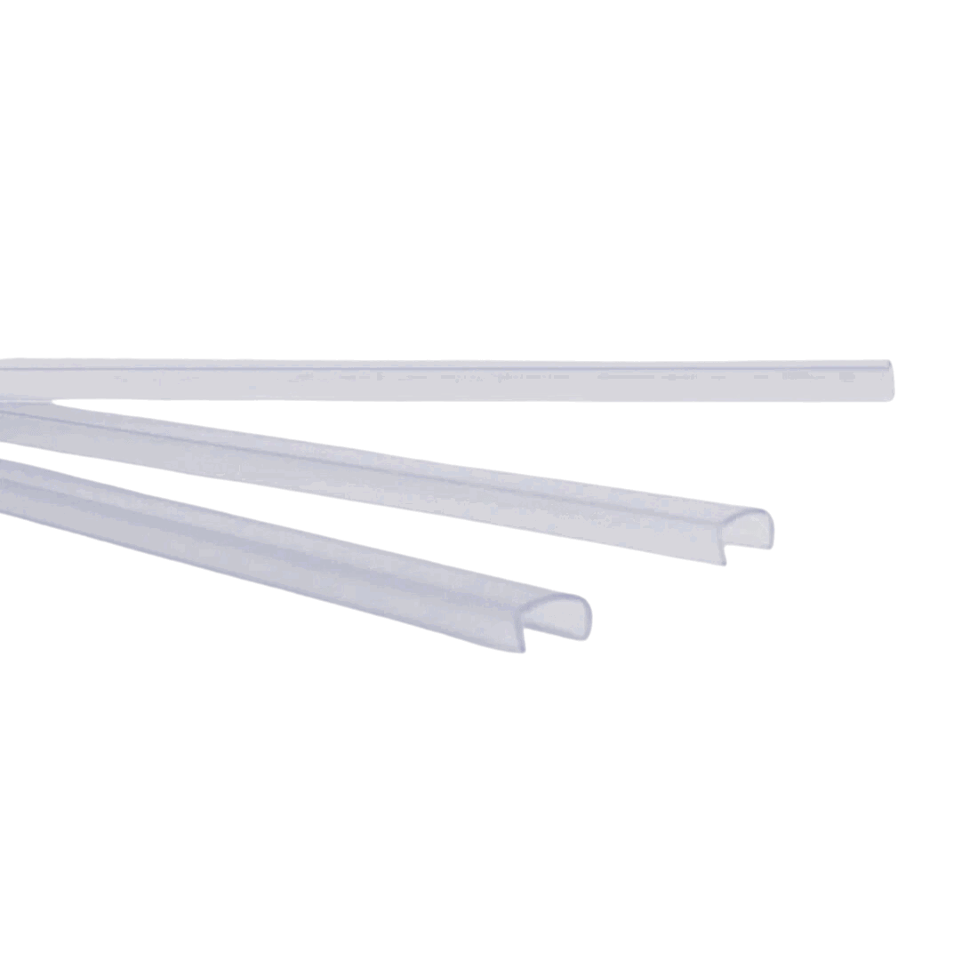 1m Plastikprofil til Glorie 230V LED Strip - Gennemsigtig