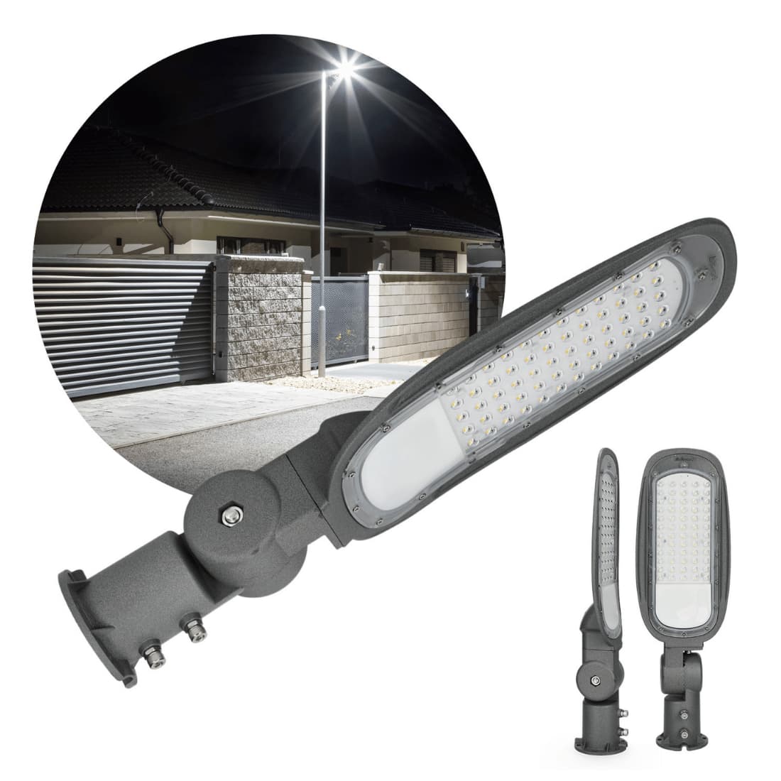 LED Lampe - Gadelampe - 4000K - 8400lm - IP66 - 60W