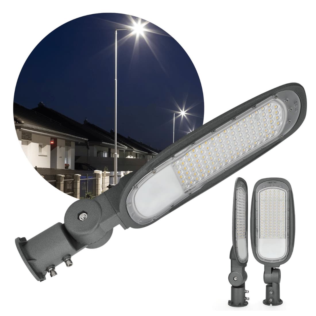 LED Lampe - Gadelampe - 4000K - 14000lm - IP66 - 100W
