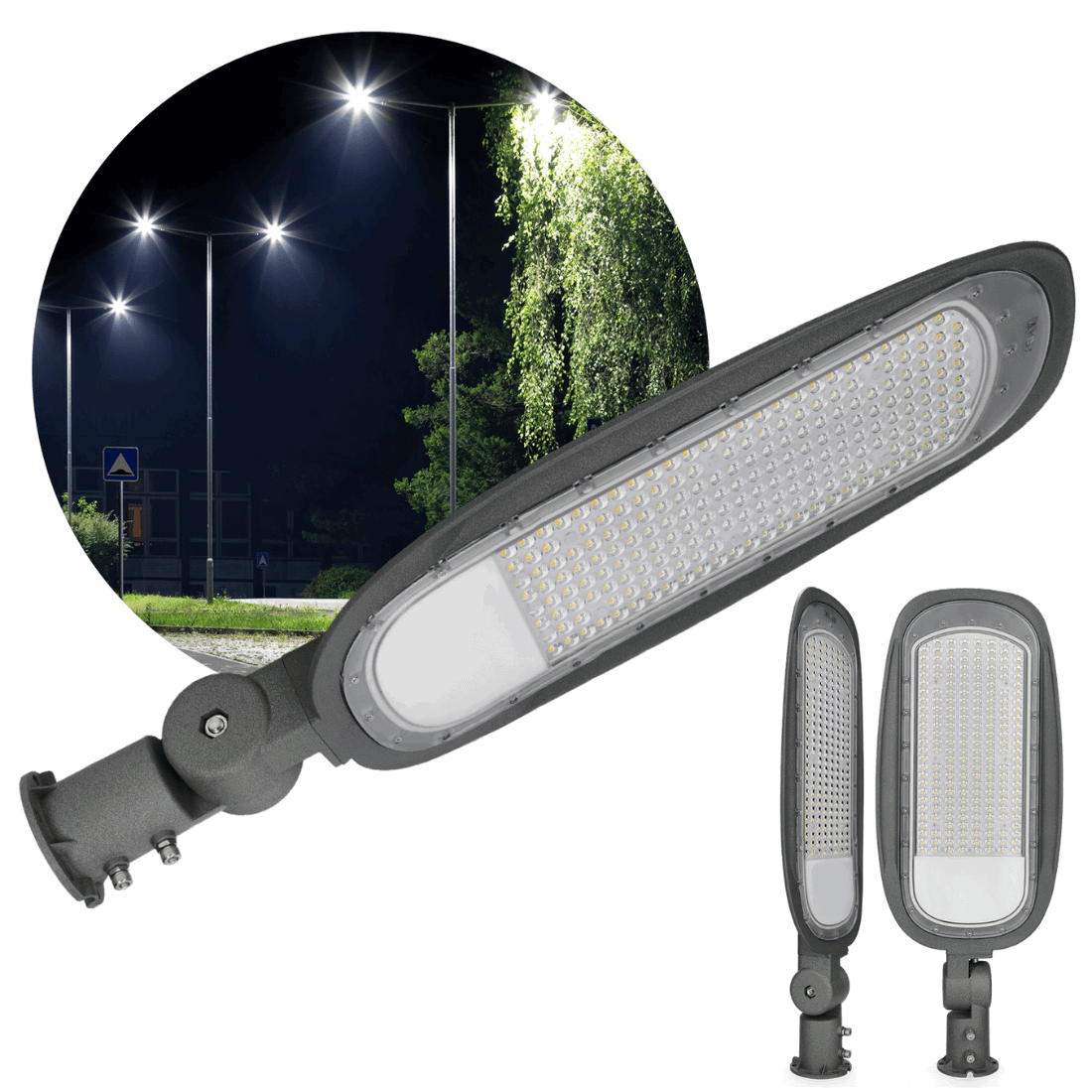 LED Lampe - Gadelampe - 4000K - 27000lm - IP66 - 200W