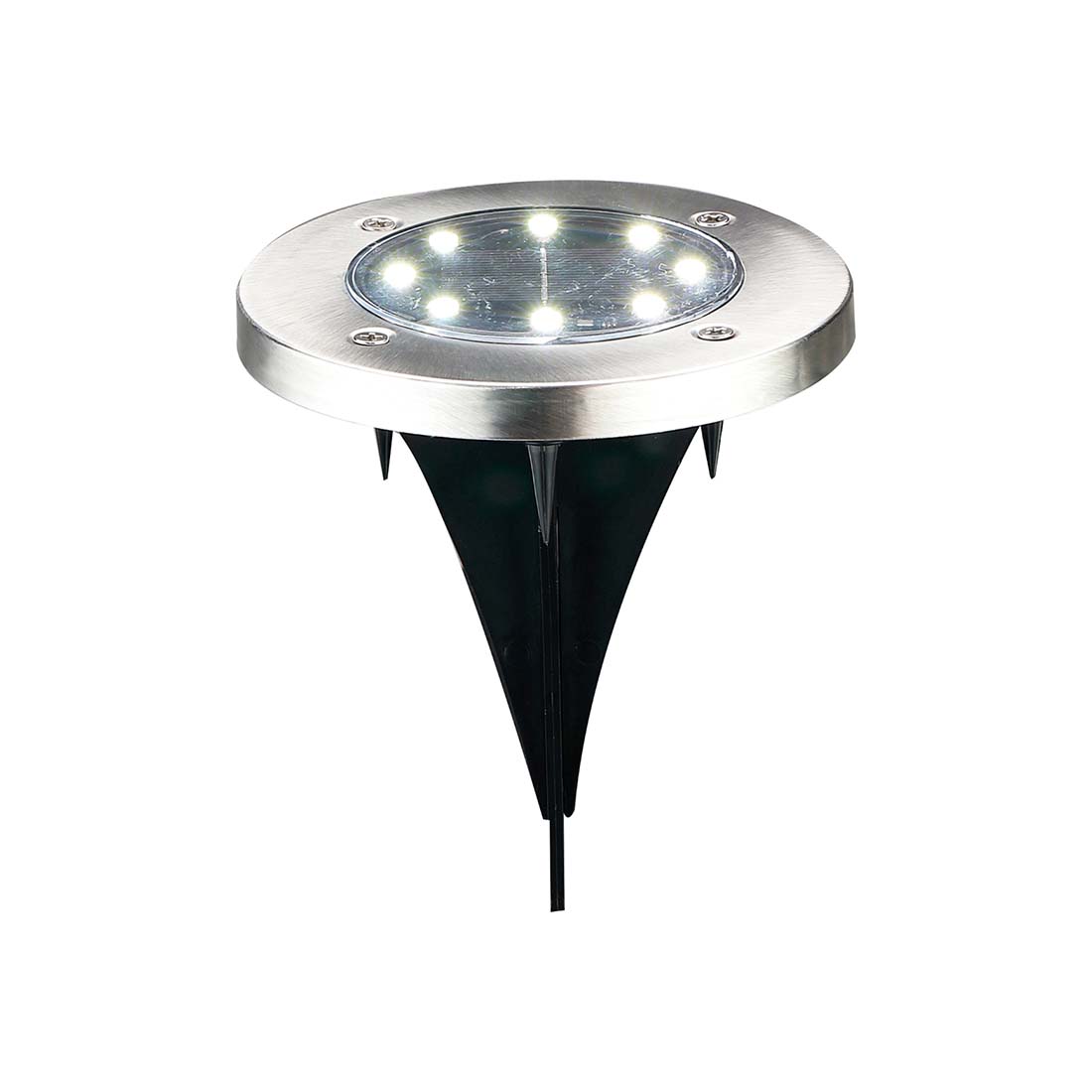 Solcellelampe på Spyd - LED - 4000K - IP44 - Skumringssensor