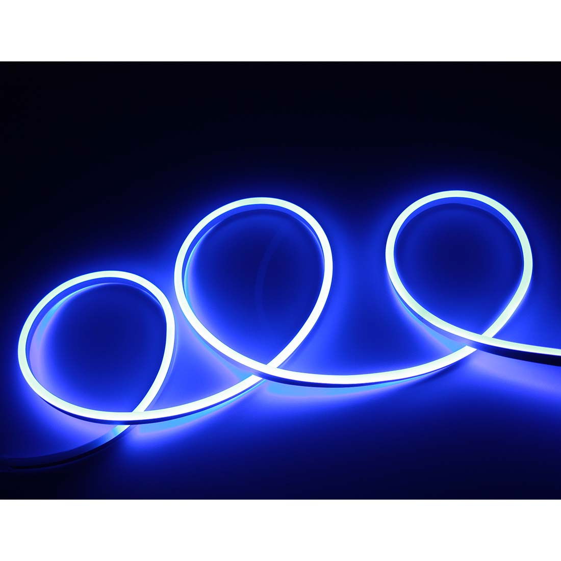 Neon LED strip - Blå - IP65 - Flex - 230V